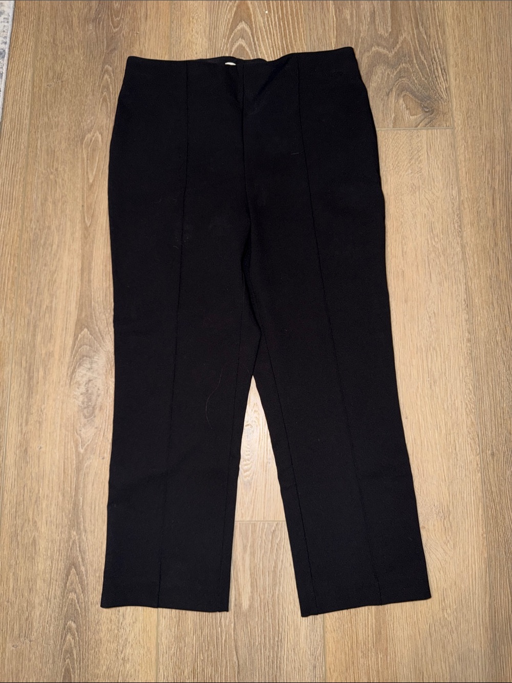 Rachel Zoe Black Cropped Tailored Pants with Center Crease